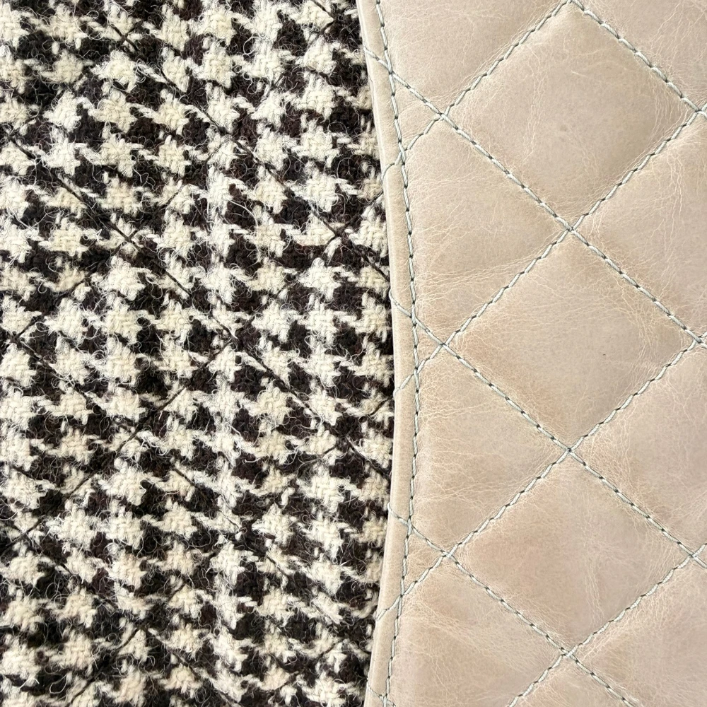 Chanel | Torebka listonoszka na ramię Tabatière Tweed & Calfskin Kisslock, rozmiar średni, 2015-2016