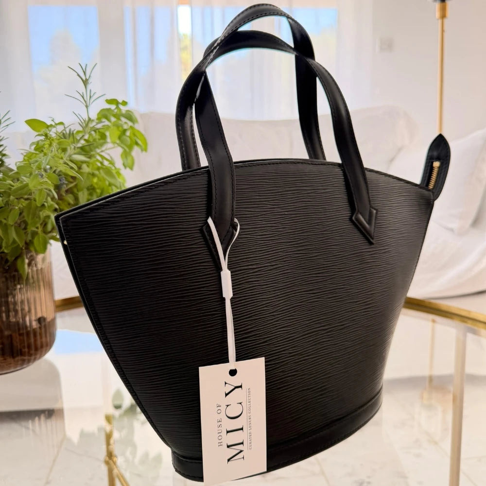 Louis Vuitton | Epi Saint Jacques PM Short Strap Handbag in Black