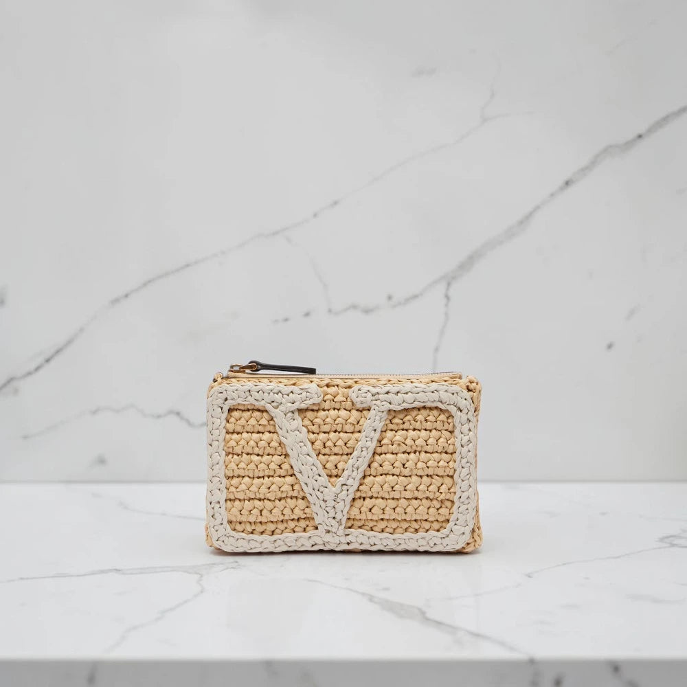 Valentino Garavani | Viva Superstar small crochet clutch