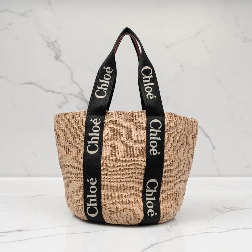 Chloé | Woody logo-strap tote bag