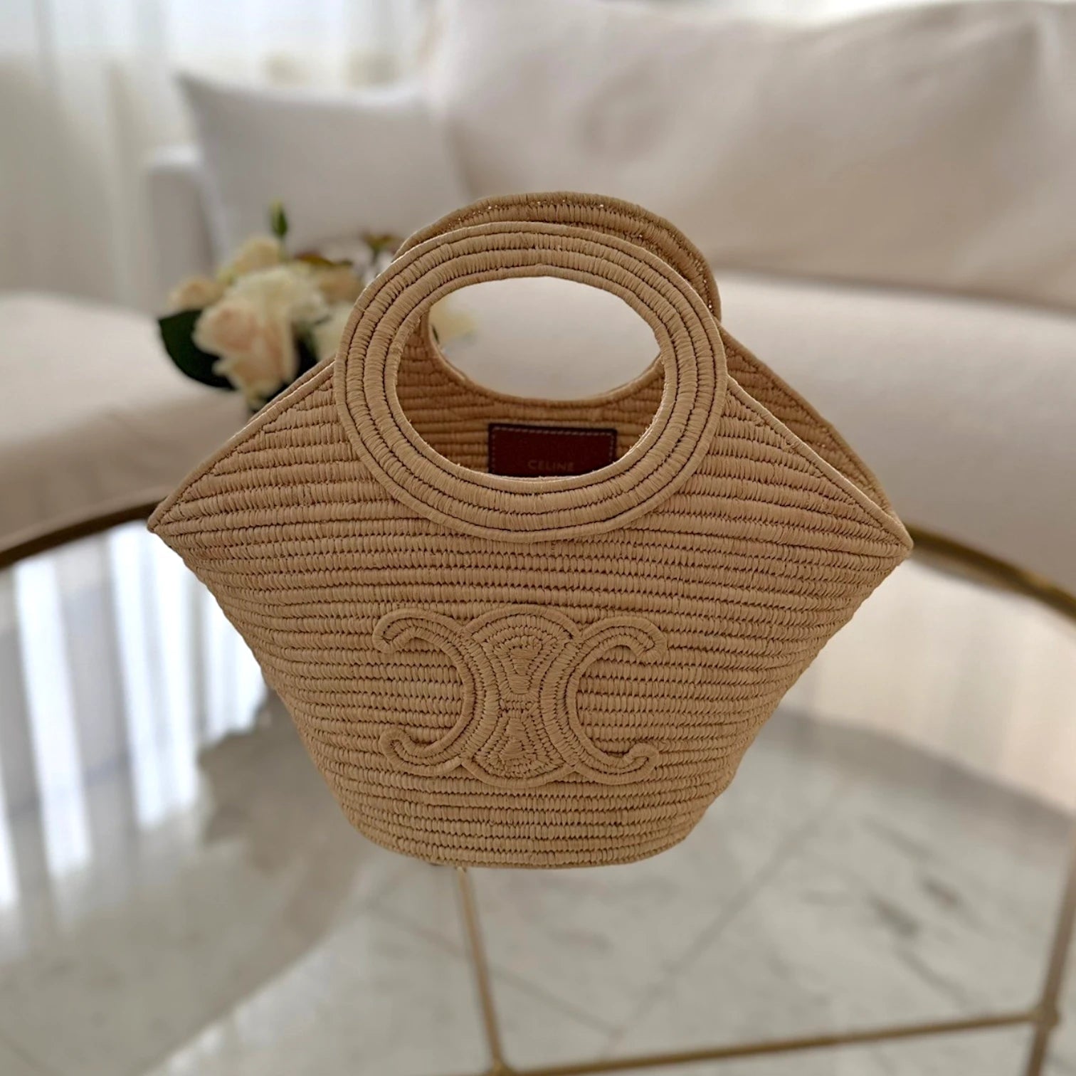Celine | Braided logo shoulder bag