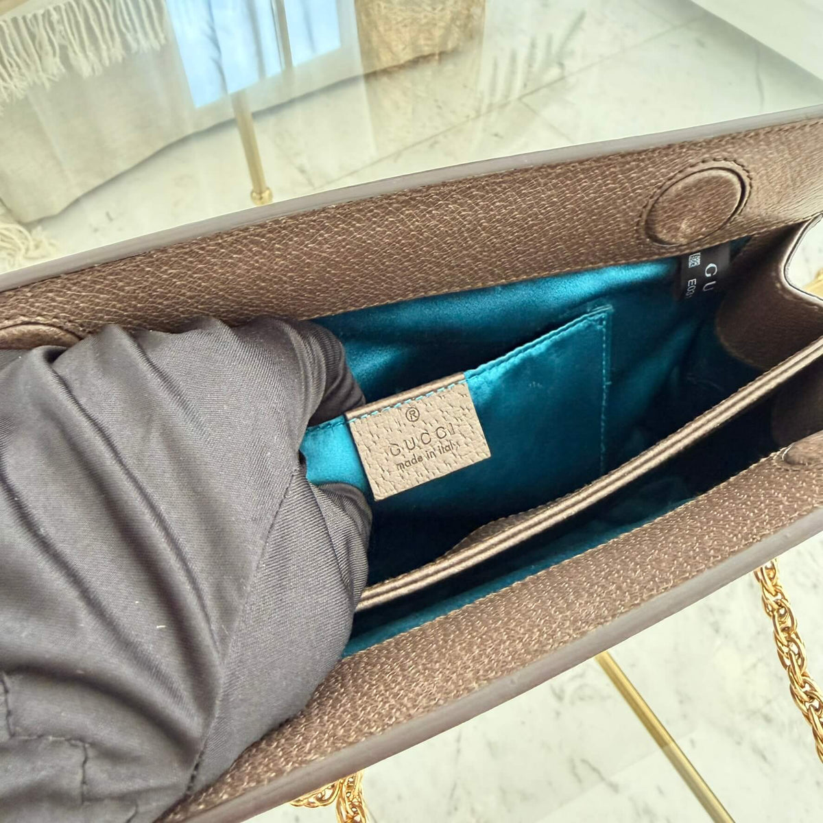 Gucci | GG Supreme Web Ophidia Chain Crossbody Bag