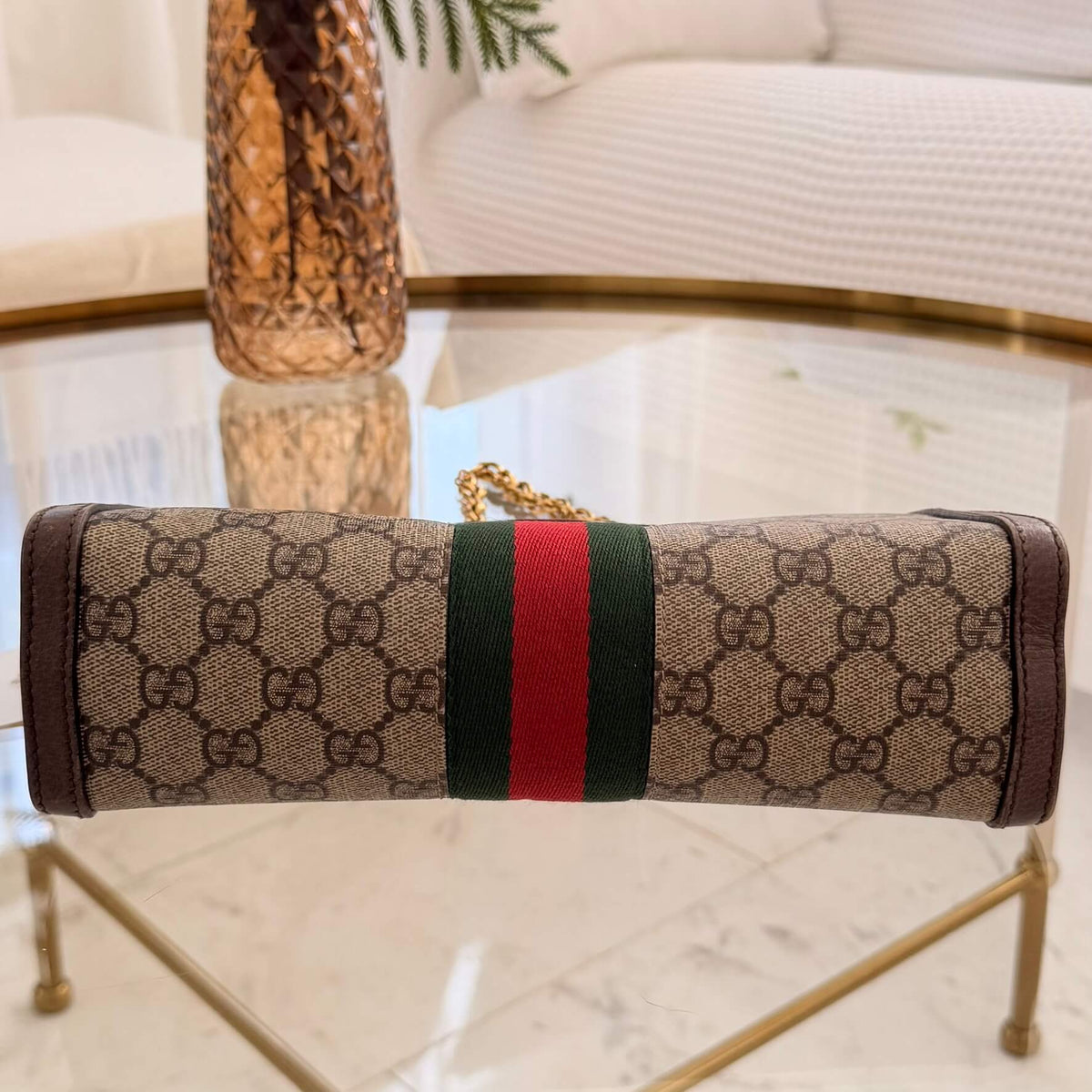 Gucci | GG Supreme Web Ophidia Chain Crossbody Bag