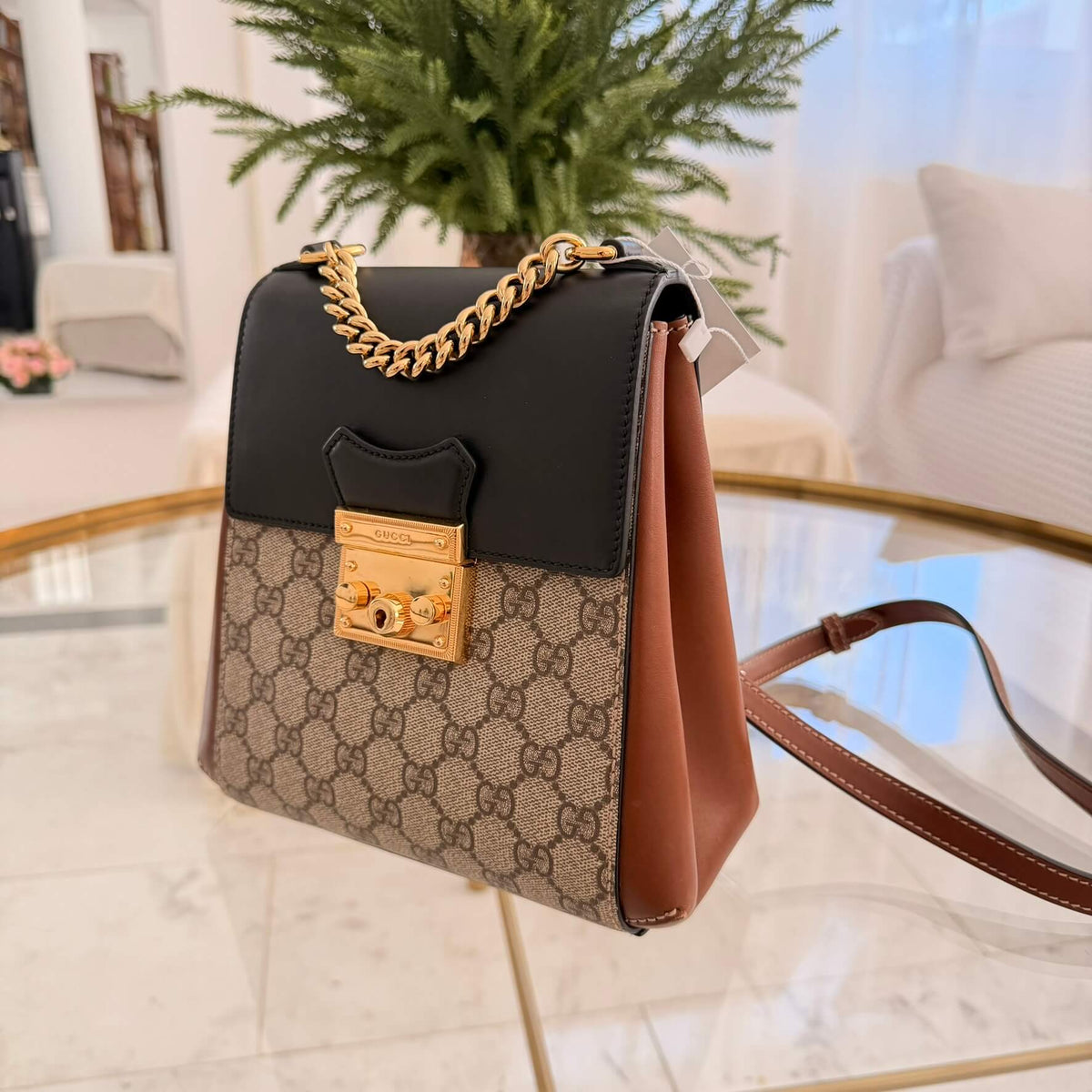 Gucci | 2016-2026 GG Supreme Padlock backpack