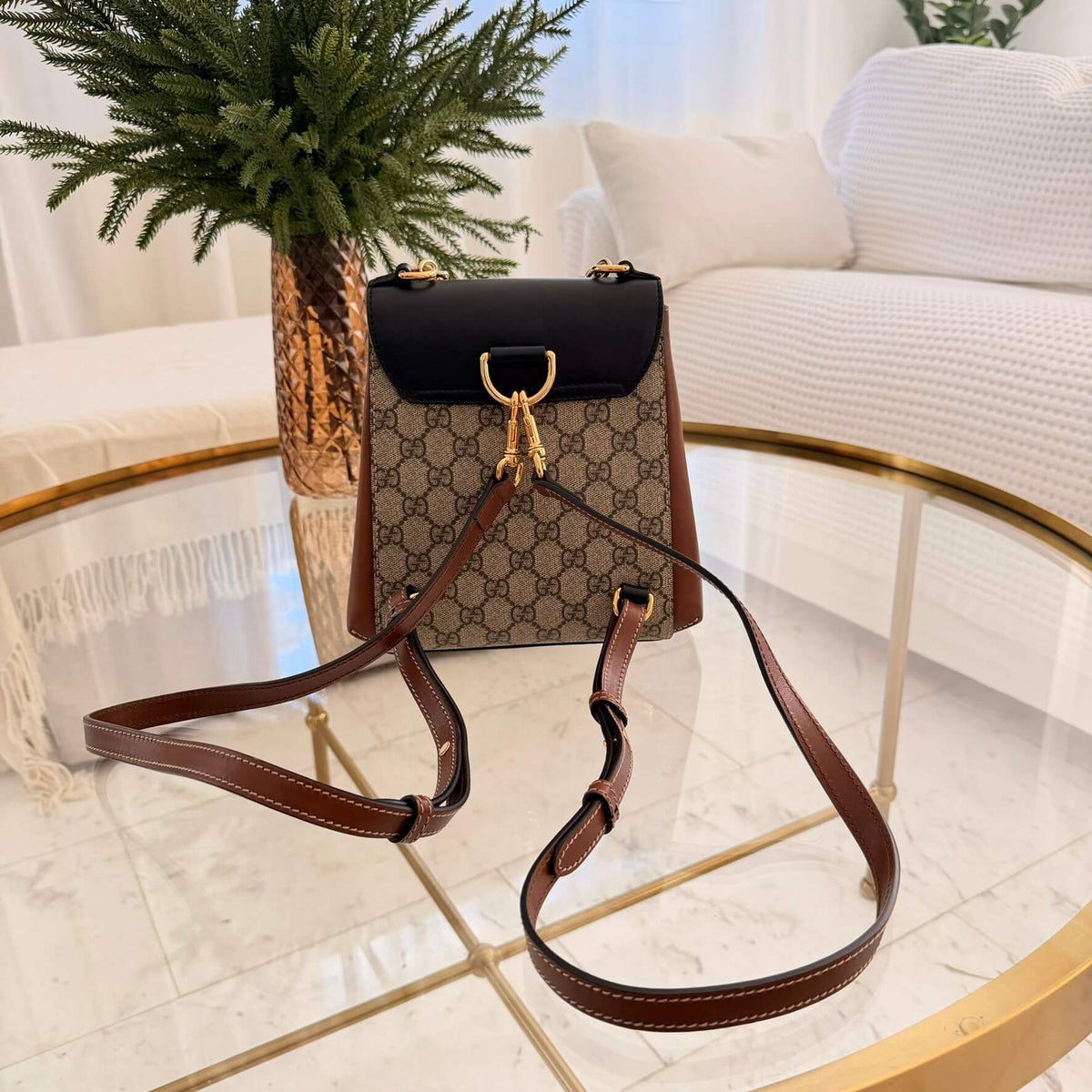 Gucci | 2016-2026 GG Supreme Padlock backpack