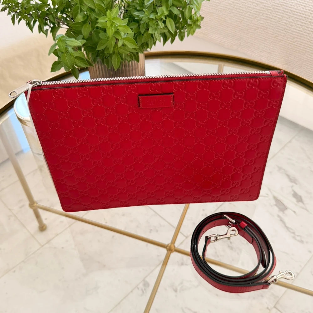 Gucci | 2016-2026 Guccissima Zip Messenger crossbody bag