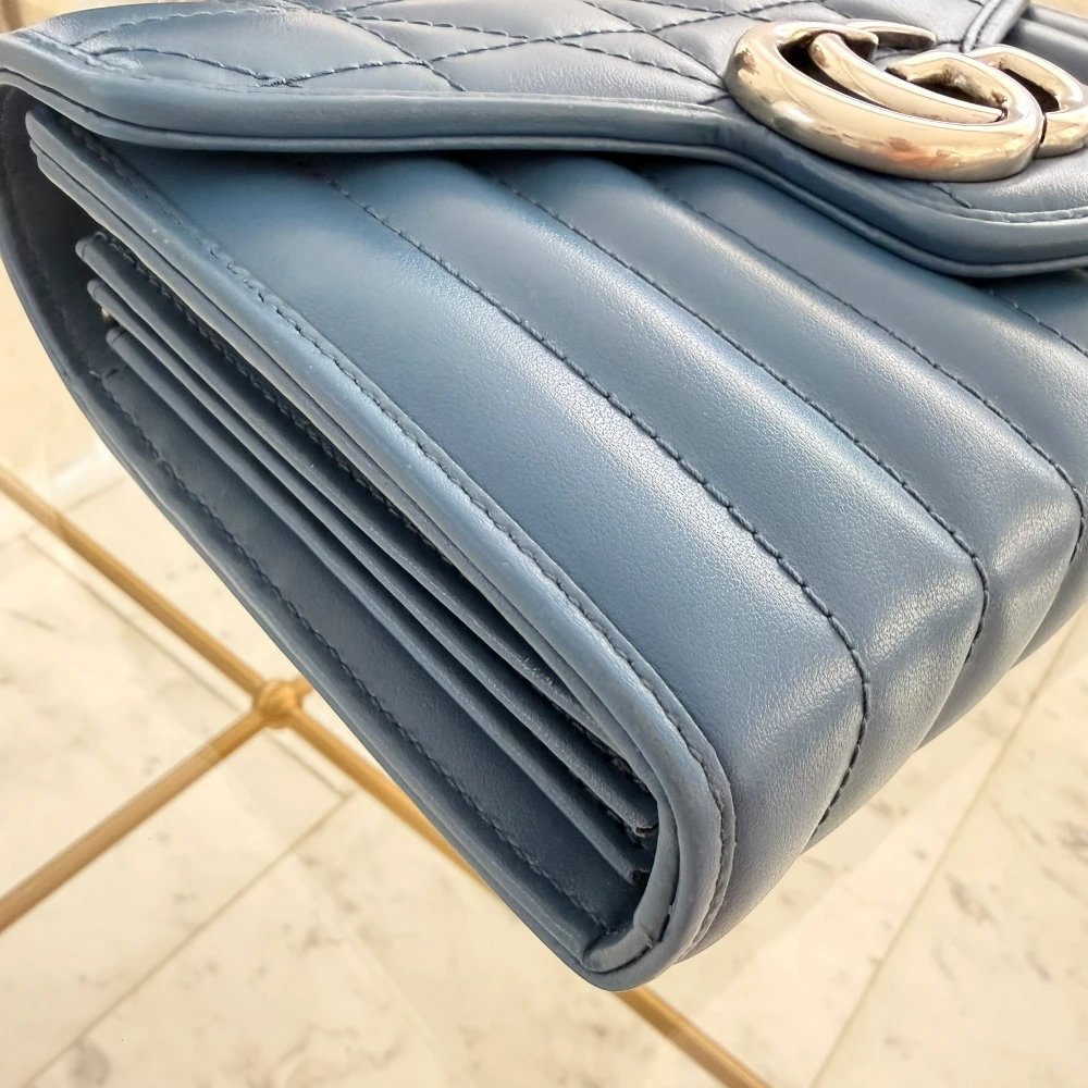 Gucci | Portfel na łańcuszku GG Marmont Mini