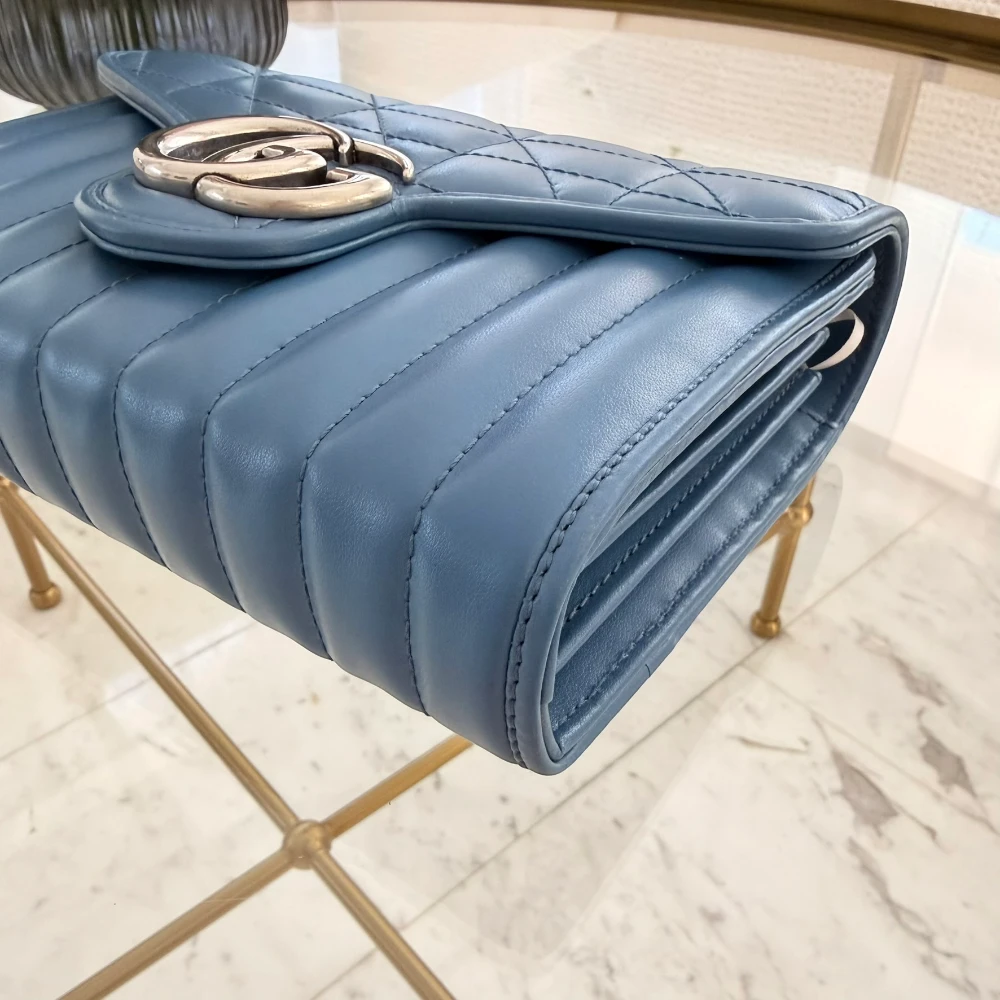 Gucci | Portfel na łańcuszku GG Marmont Mini