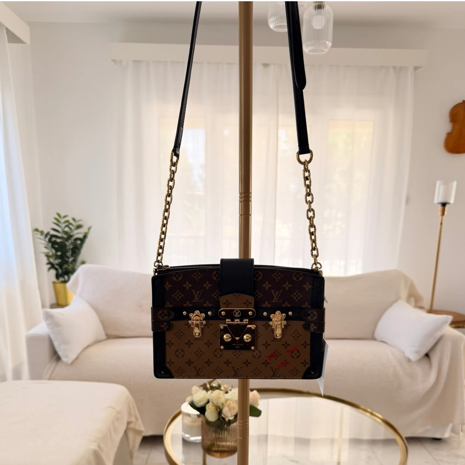 Louis Vuitton  | Monogram Reverse Trunk Clutch crossbody bag