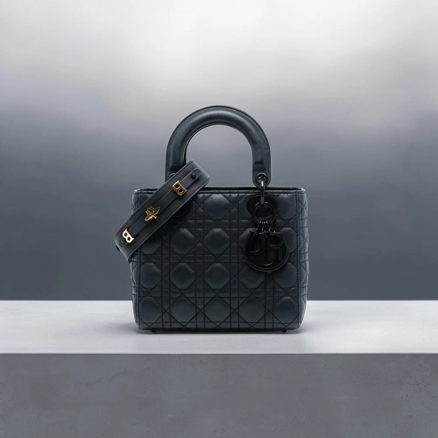 Dior  | Small Ultra Matte Calfskin Cannage My ABCDior Lady Dior satchel