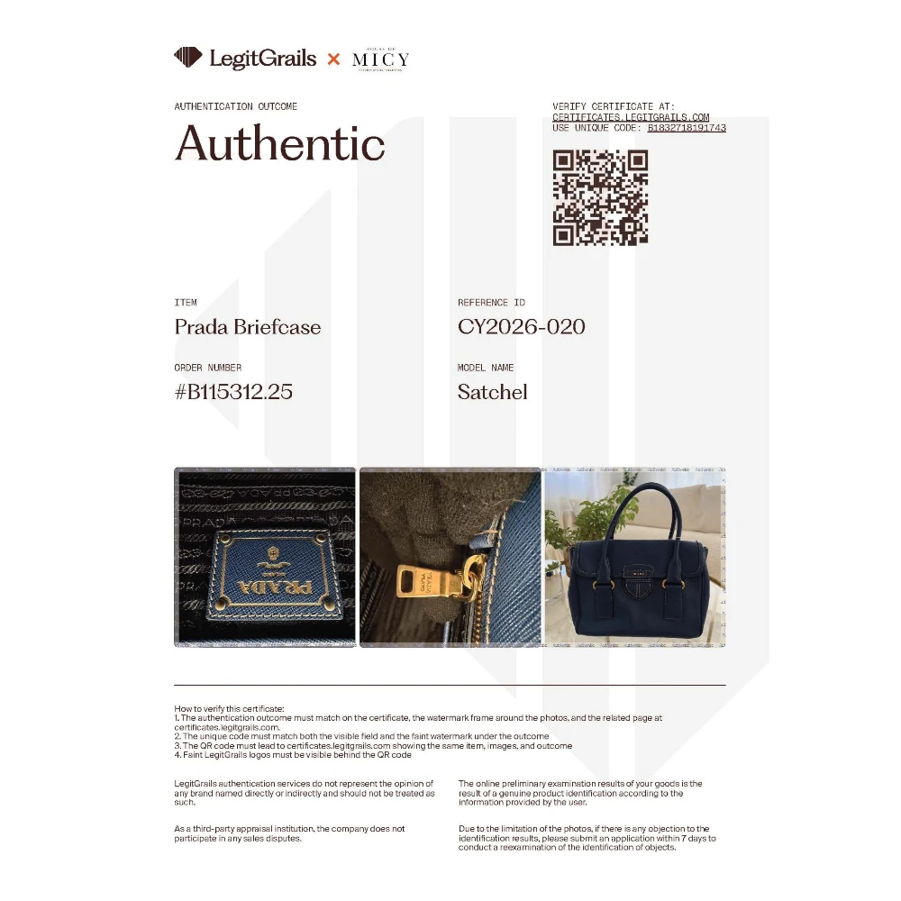 Prada | Saffiano Lux Pattina satchel Baltico