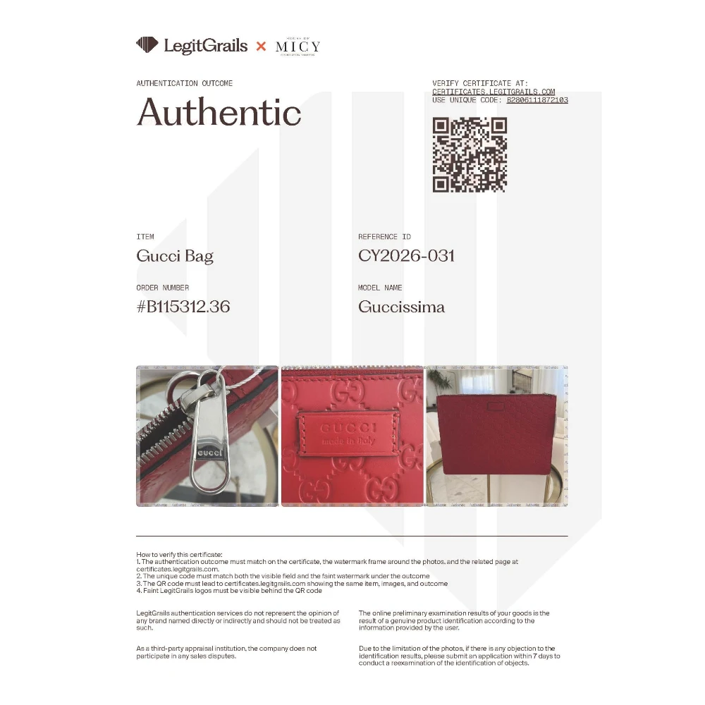 Gucci | 2016-2026 Guccissima Zip Messenger crossbody bag