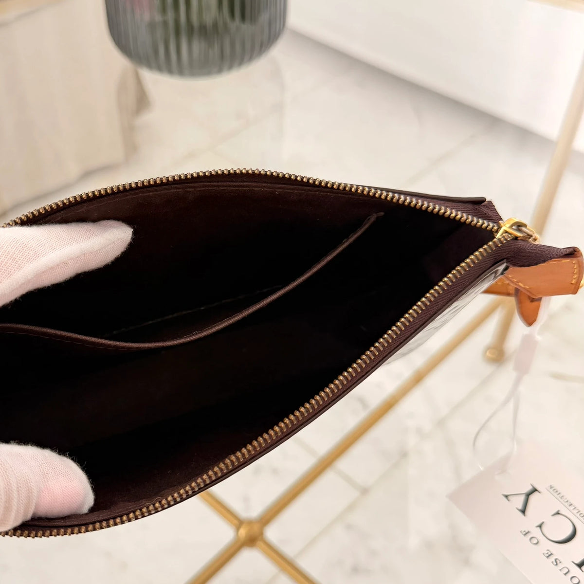 Louis Vuitton | 2013 Monogram Vernis Pochette Accessories shoulder bag