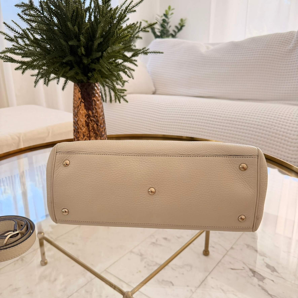 Gucci | Medium Calfskin Bamboo Shopper Satchel