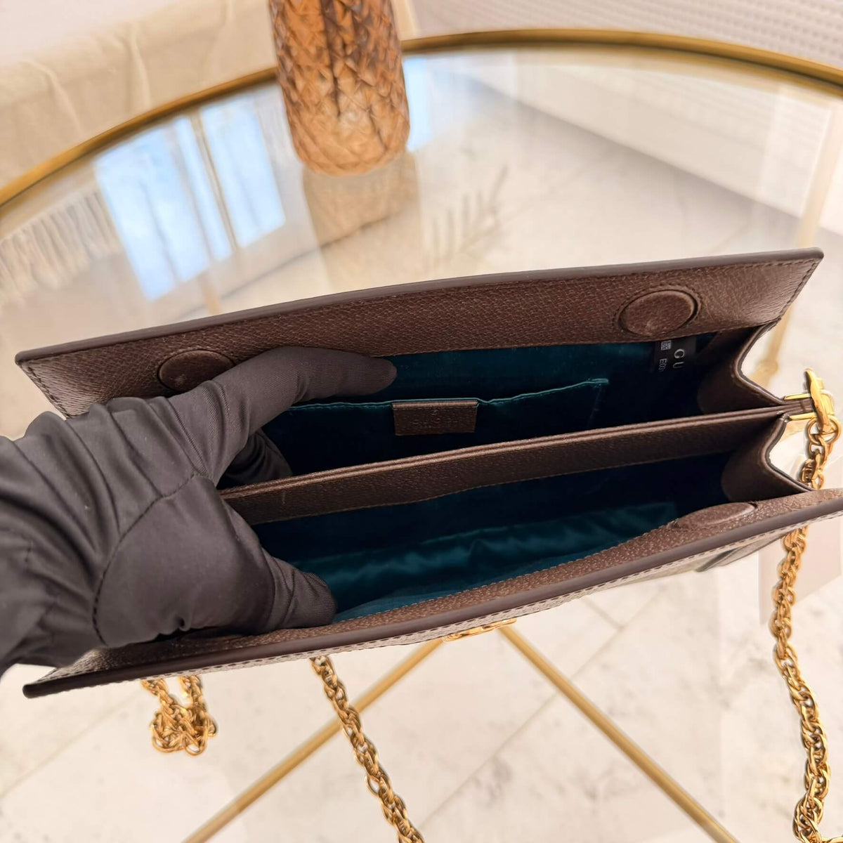 Gucci | GG Supreme Web Ophidia Chain Crossbody Bag