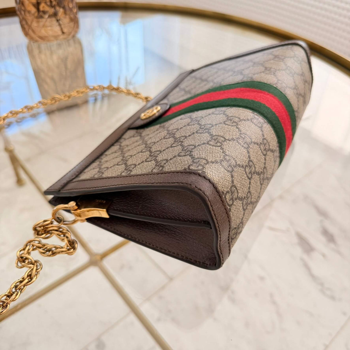 Gucci | GG Supreme Web Ophidia Chain Crossbody Bag